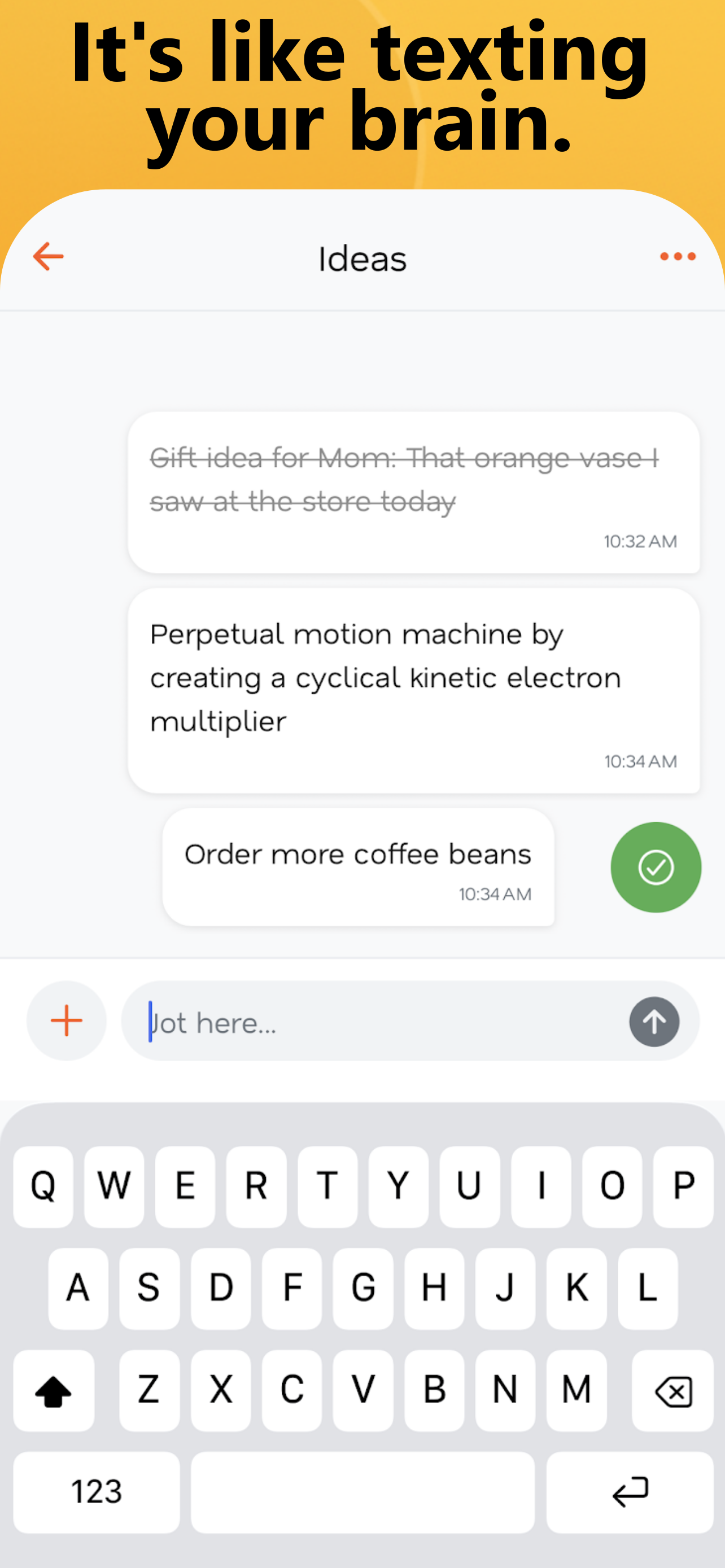 HotJot Notes Chat Interface